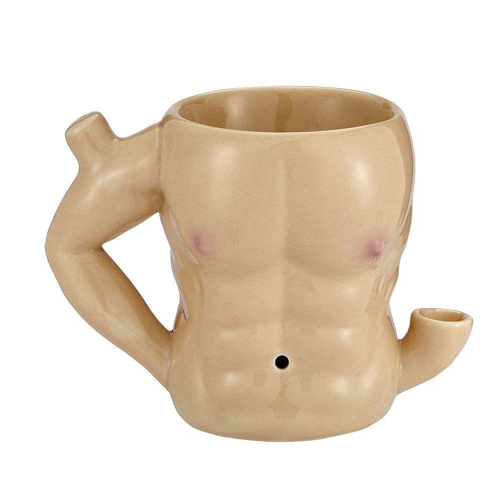 Six Pack Abs Roast & Toast Pipe Mug Six Pack Abs Roast & Toast Pipe Mug