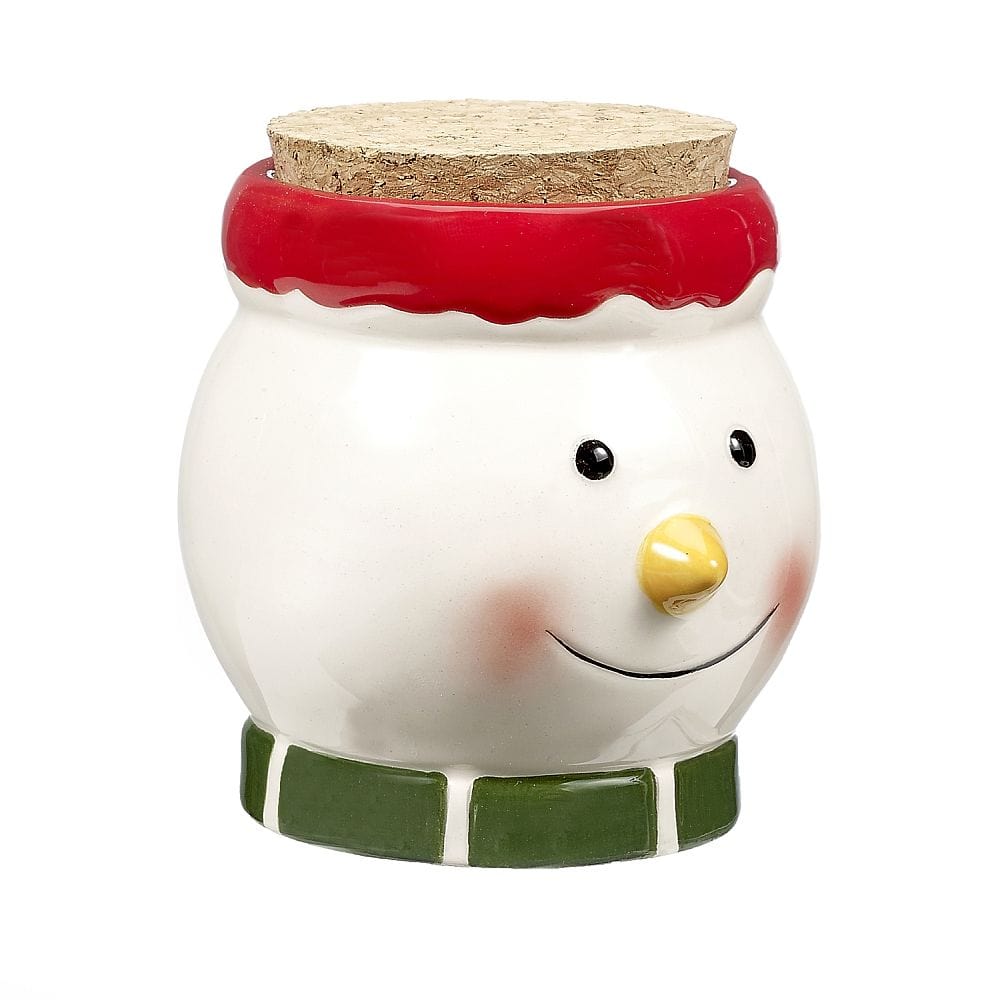 Snowman Stash Jar Snowman Stash Jar