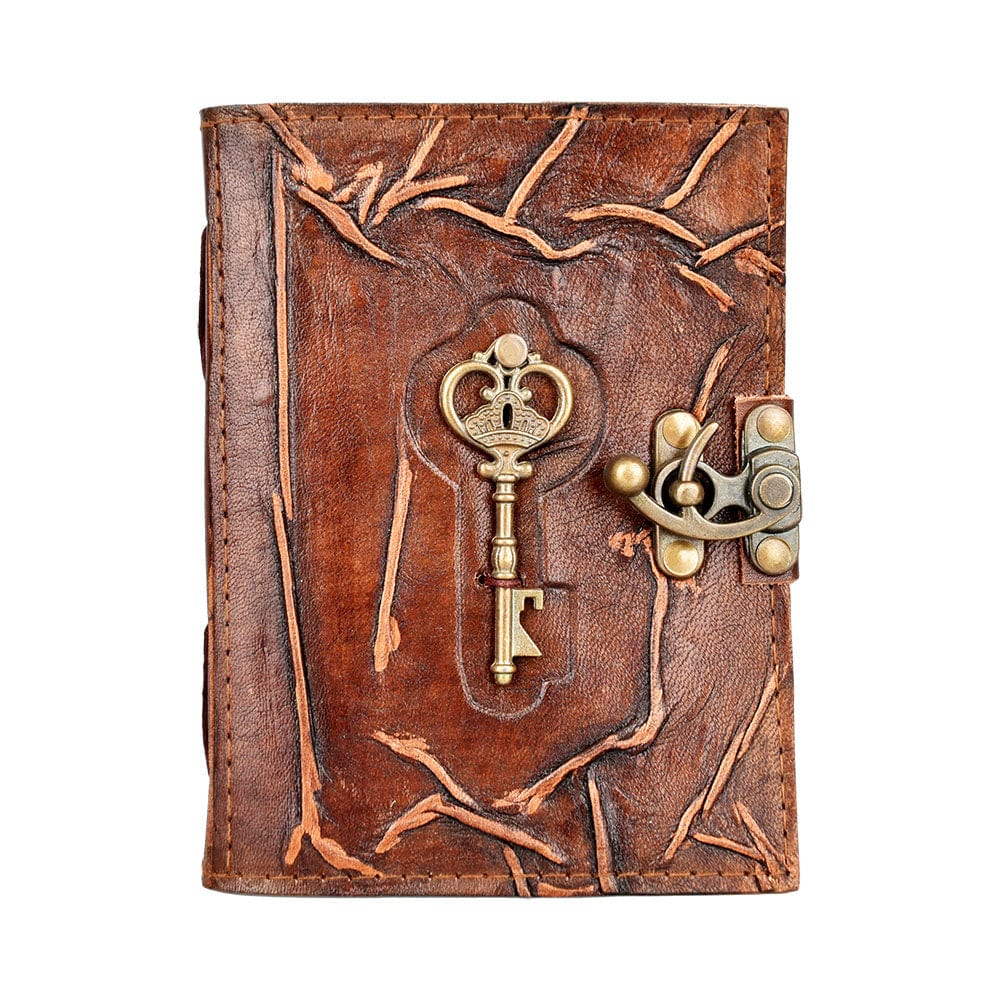 Key To the City Embossed Leather Journal Key To the City Embossed Leather Journal