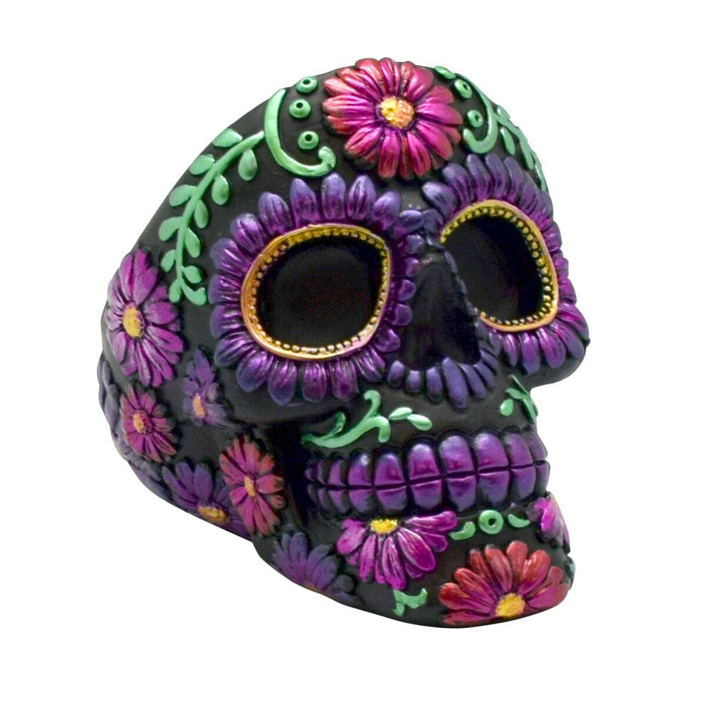 Metallic Day of the Dead Ashtray Metallic Day of the Dead Ashtray