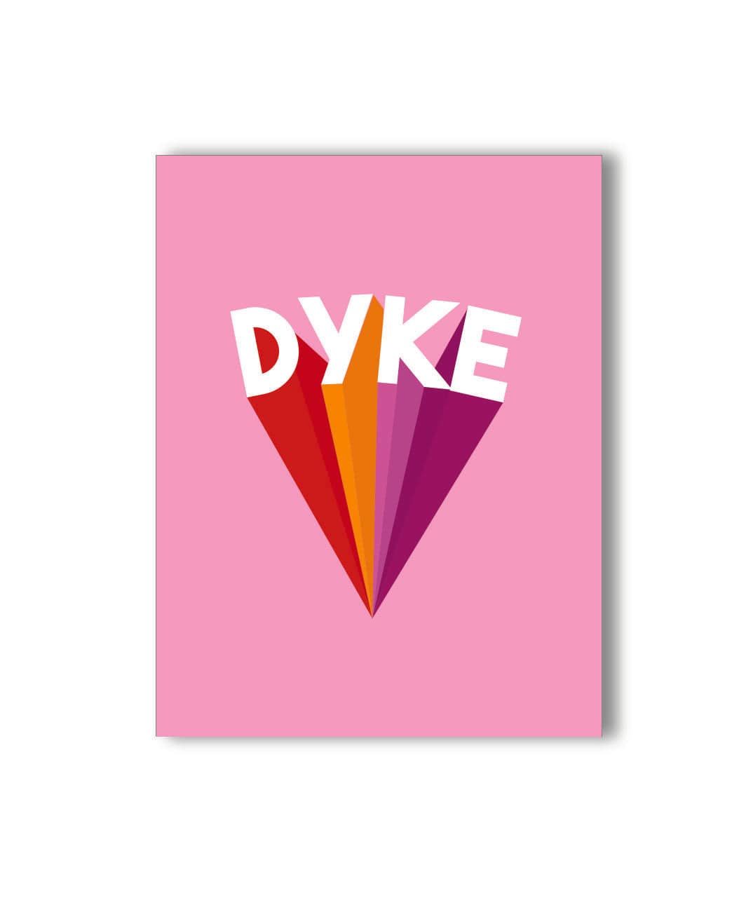 Dyke Power Greeting Card Dyke Power Greeting Card