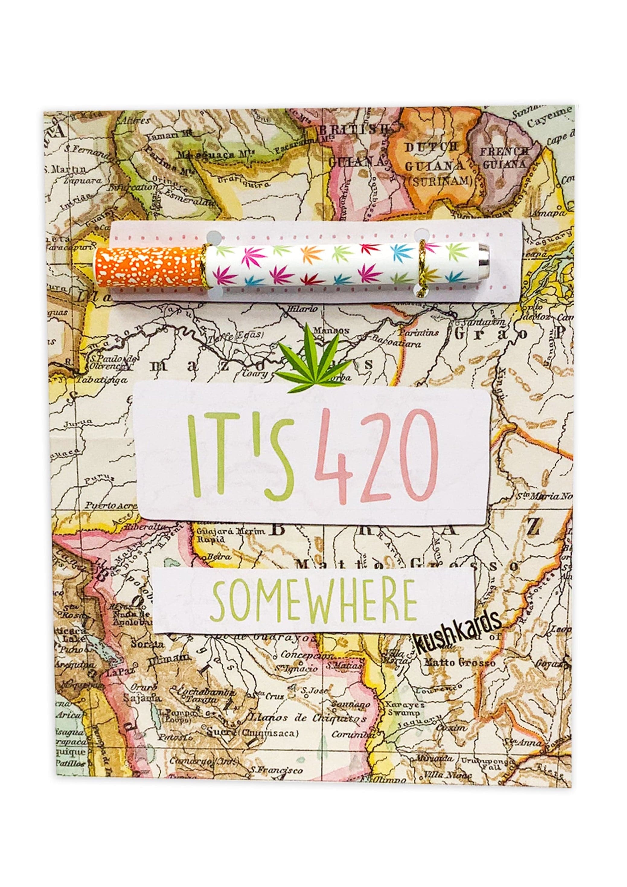 It's 420 Somewhere Greeting Card It's 420 Somewhere Greeting Card