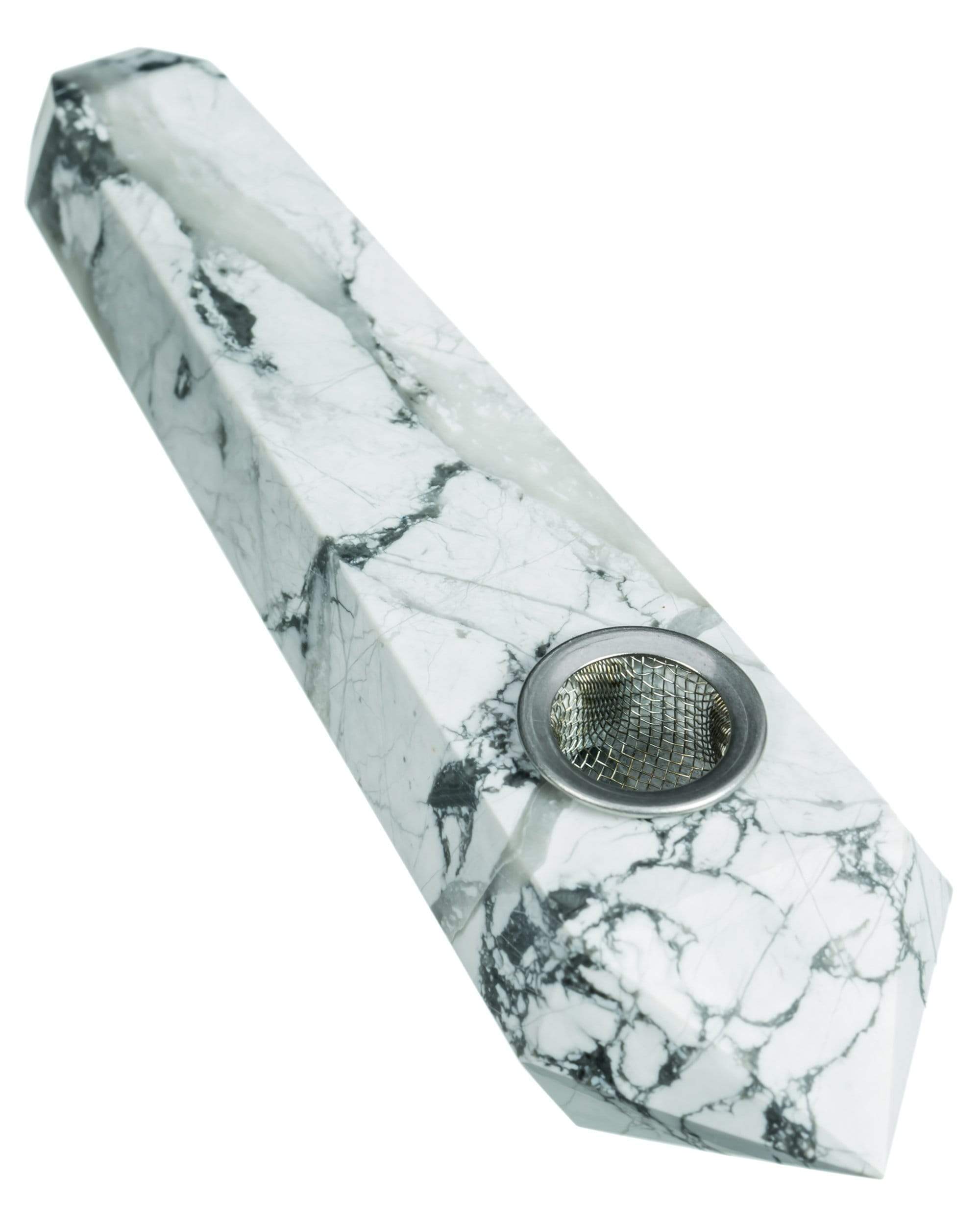 White Turquoise Stone Pipe White Turquoise Stone Pipe