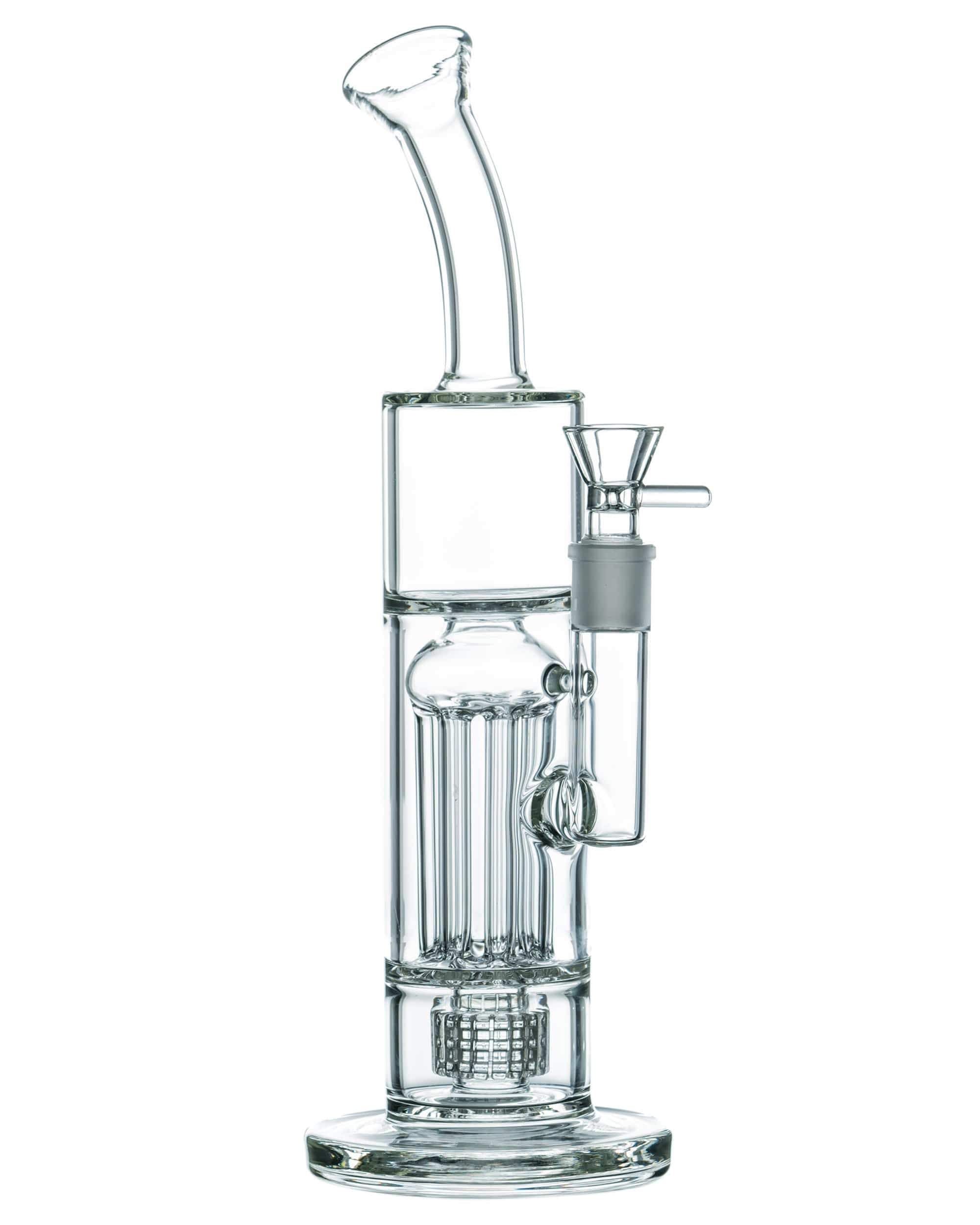 Pillar Tree Perc to Stereo Perc Bent Neck Bong Pillar Tree Perc to Stereo Perc Bent Neck Bong