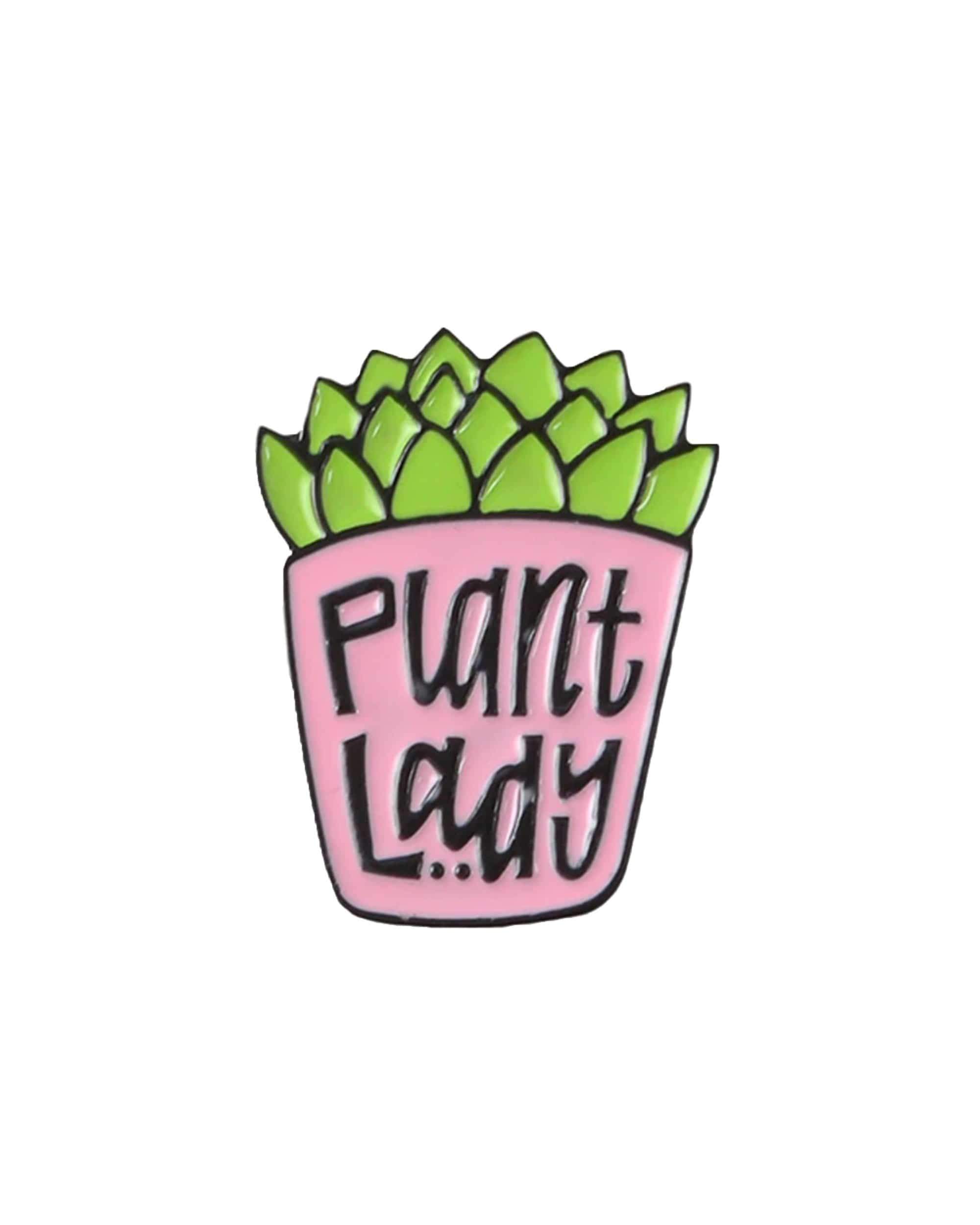 Dankstop Plant Lady Enamel Pin Dankstop Plant Lady Enamel Pin