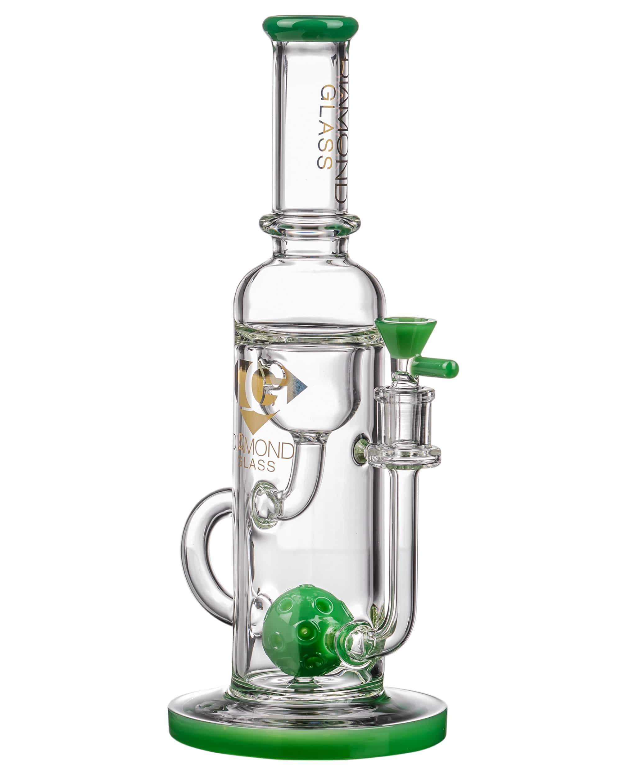 Diamond Glass Ball Perc Incycler Jade Diamond Glass Ball Perc Incycler Jade