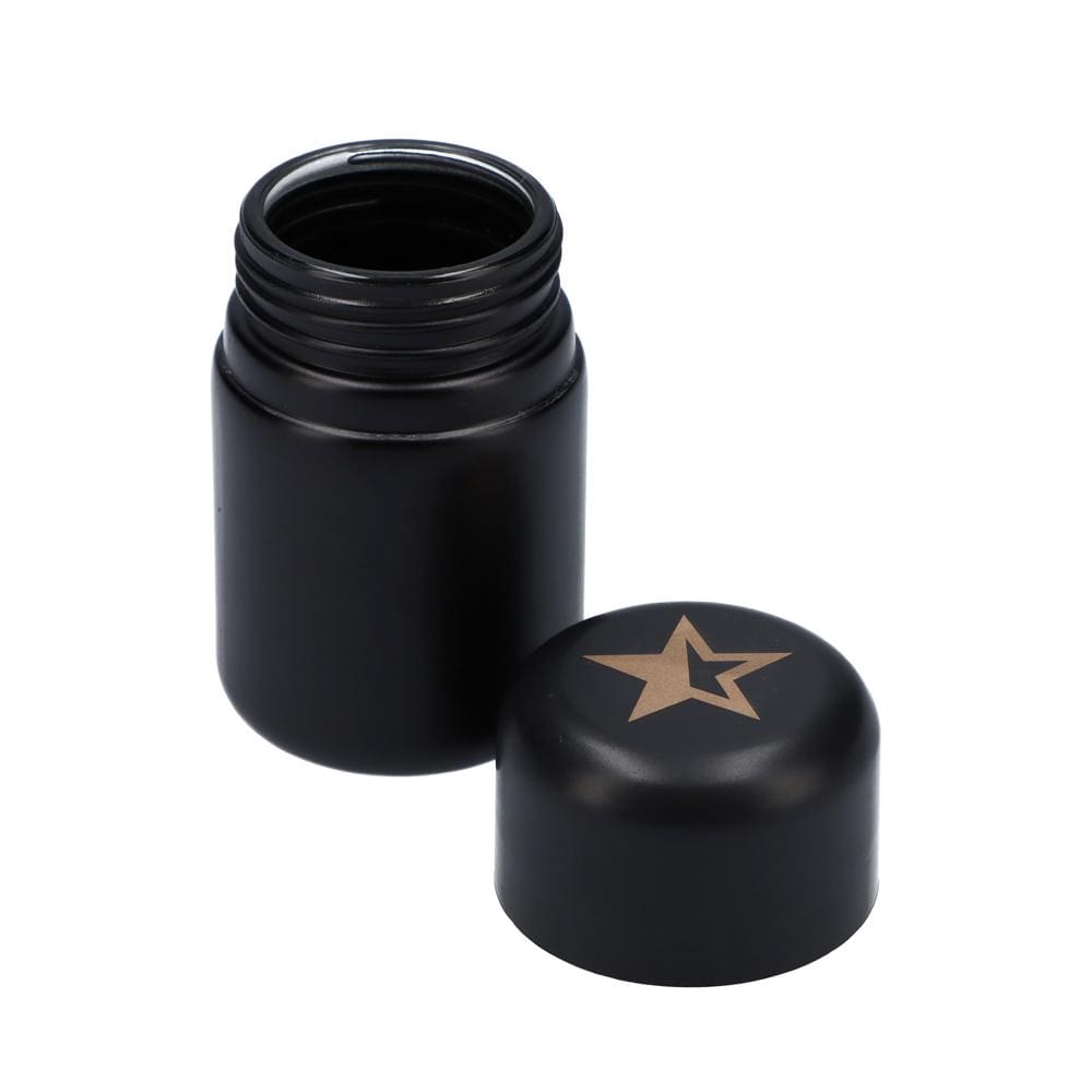 Black Glass Stash Jar Black Glass Stash Jar