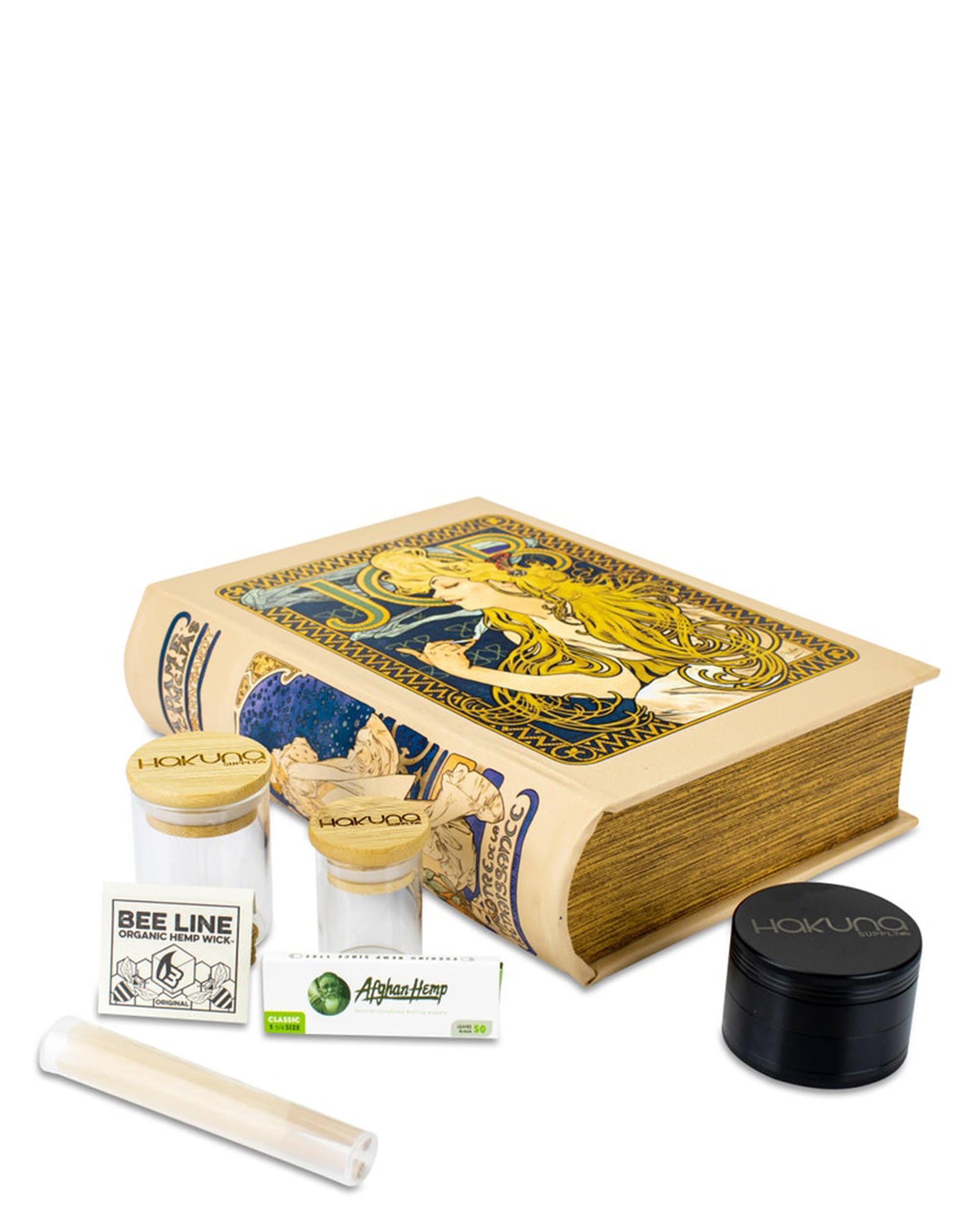 Hakuna Supply Magnetic Book Stash Box Rolling Bundle Hakuna Supply Magnetic Book Stash Box Rolling Bundle