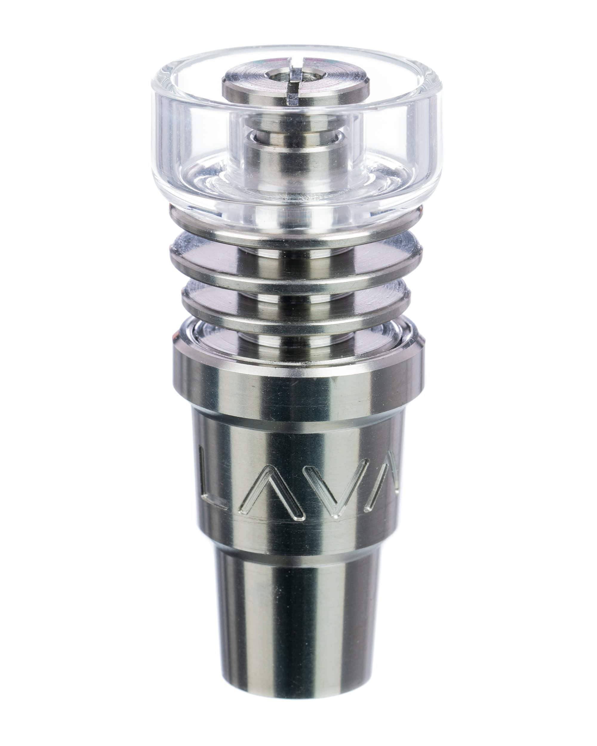 14mm/18mm Universal Domeless Titanium Nail with Quartz Dish 14mm/18mm Universal Domeless Titanium Nail with Quartz Dish