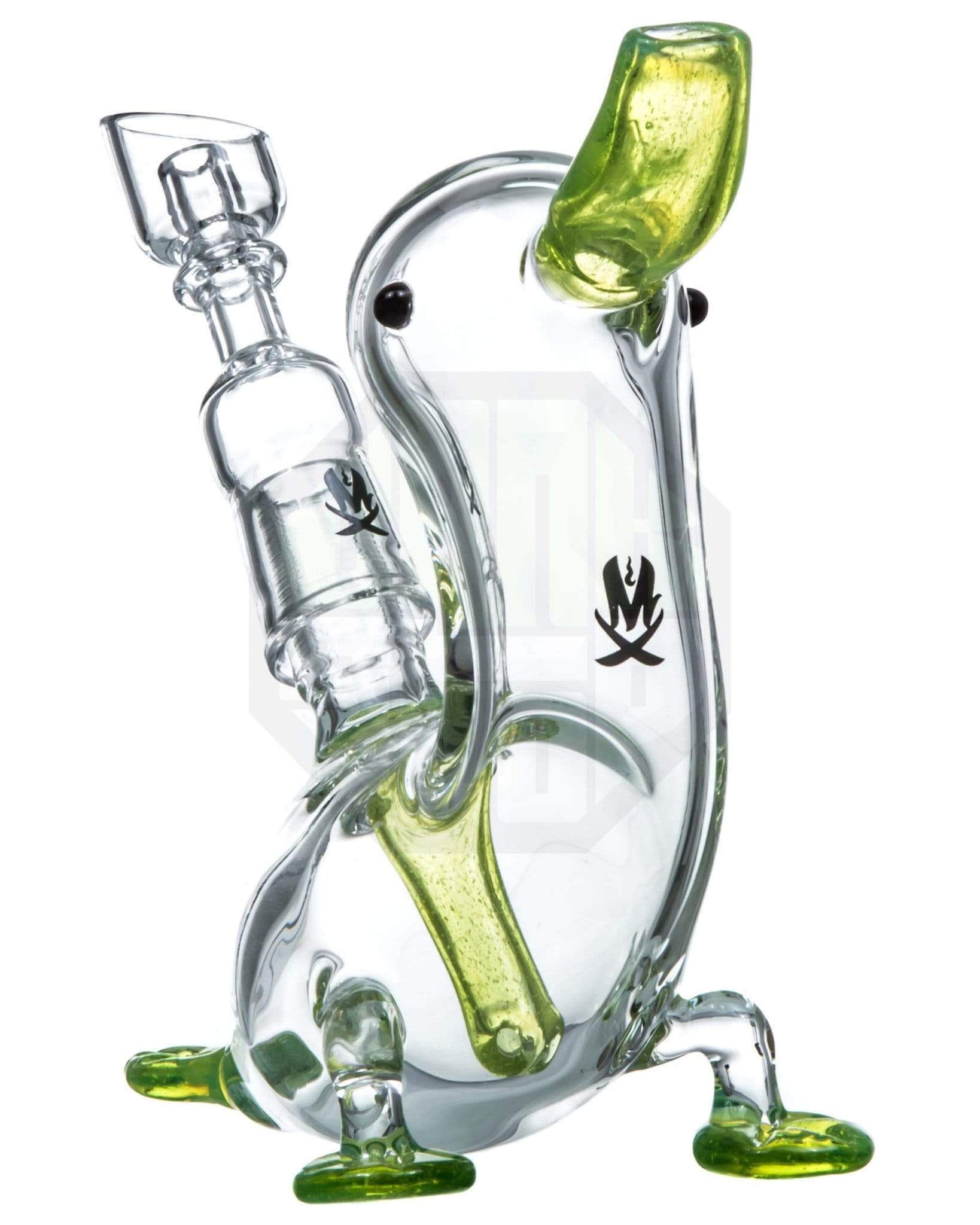 45 Degree View of Clear Glass Concentrate Rig 45 Degree View of Clear Glass Concentrate Rig