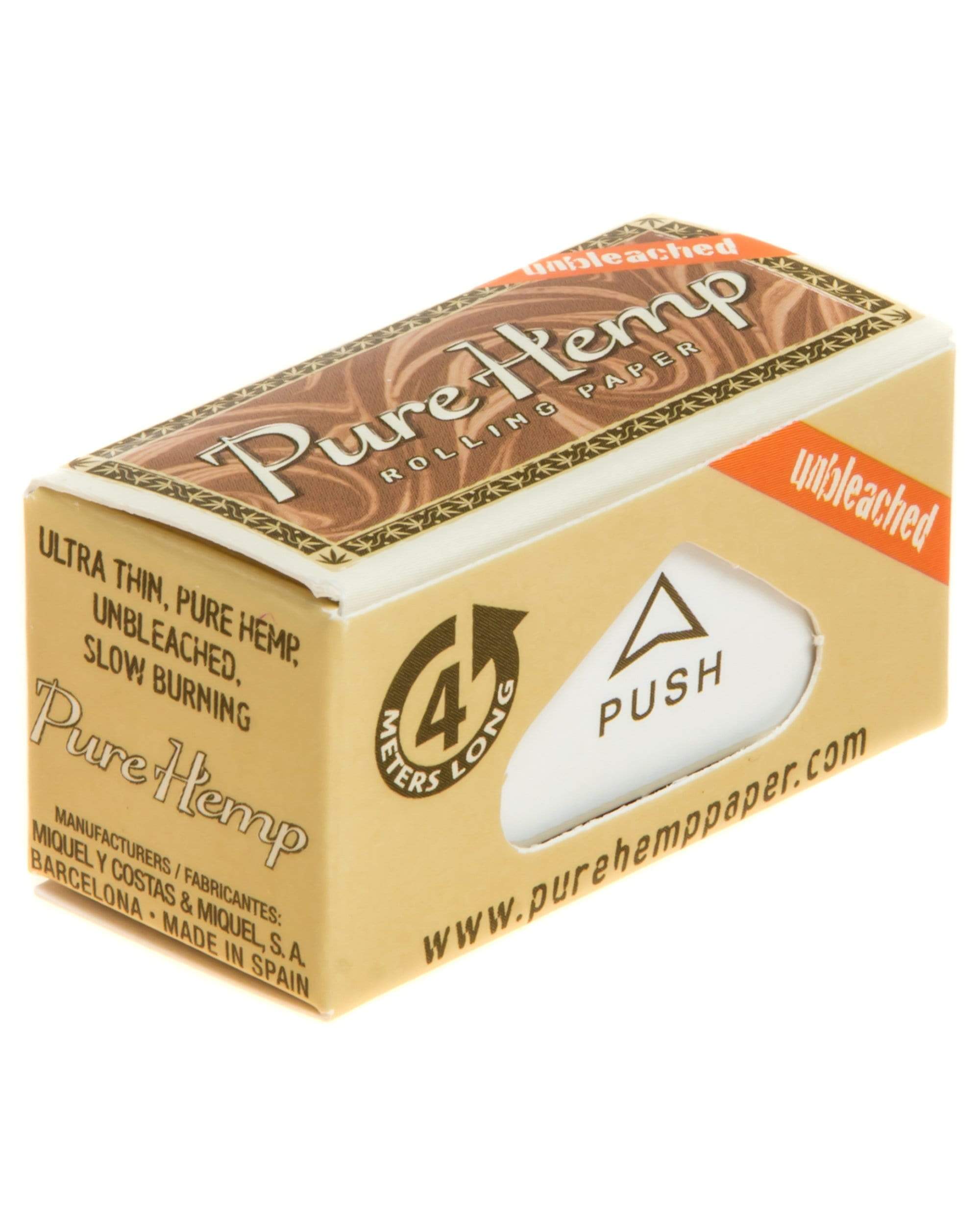 Pure Hemp - 44mm Wide Unbleached Paper Roll Pure Hemp - 44mm Wide Unbleached Paper Roll