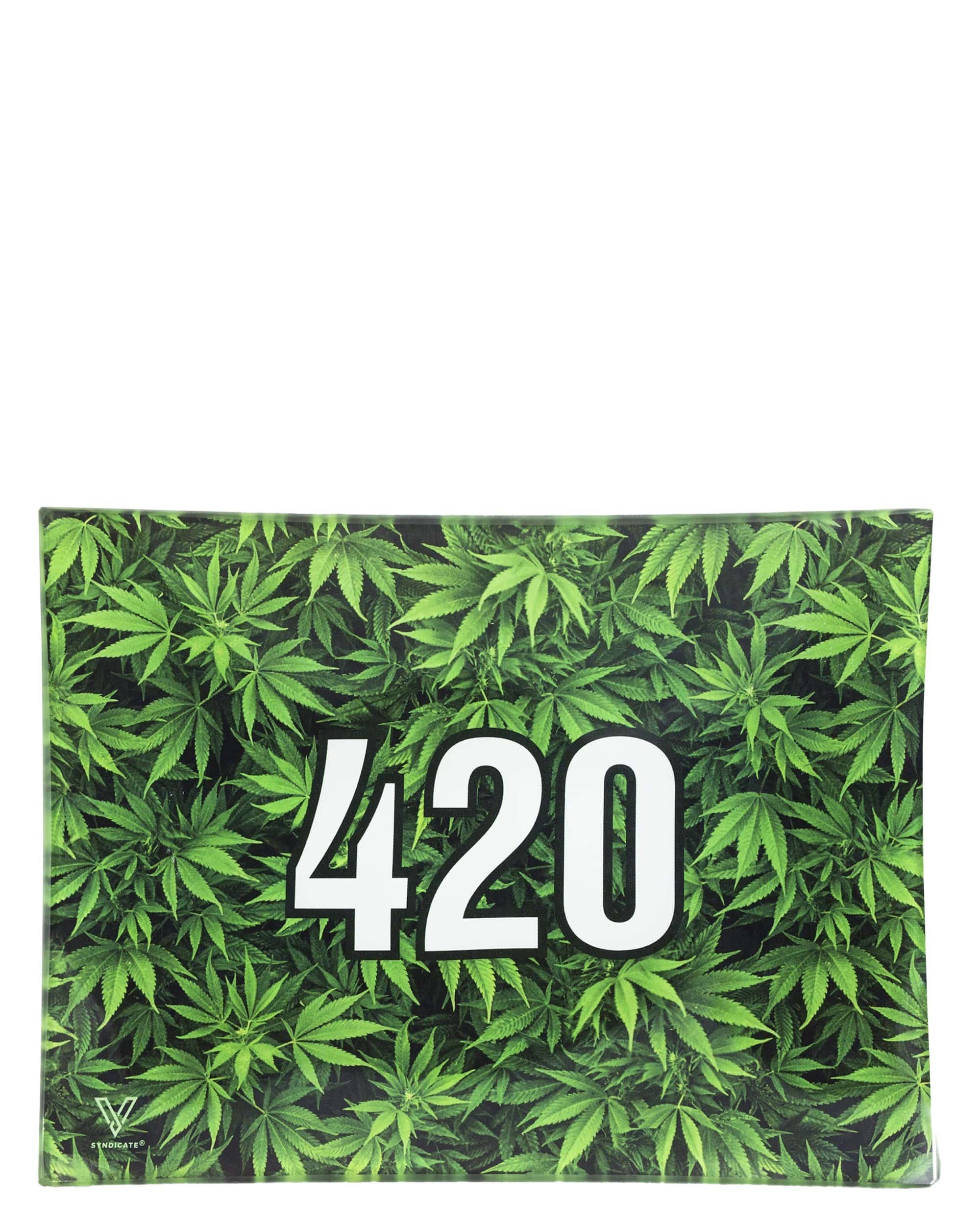 V Syndicate 420 Shatter Resistant Glass Tray V Syndicate 420 Shatter Resistant Glass Tray