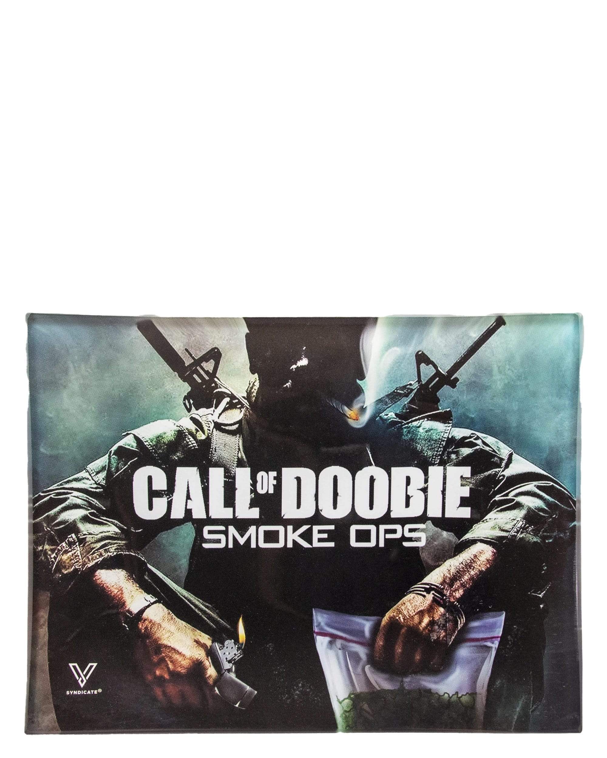V Syndicate Call of Doobie Shatter Resistant Glass Tray V Syndicate Call of Doobie Shatter Resistant Glass Tray