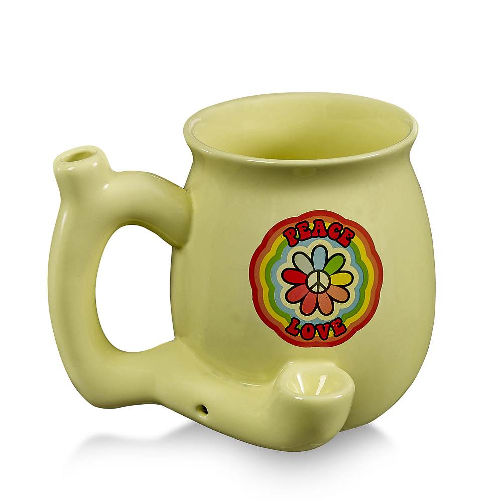 Peace Love Roast & Toast Pipe Mug