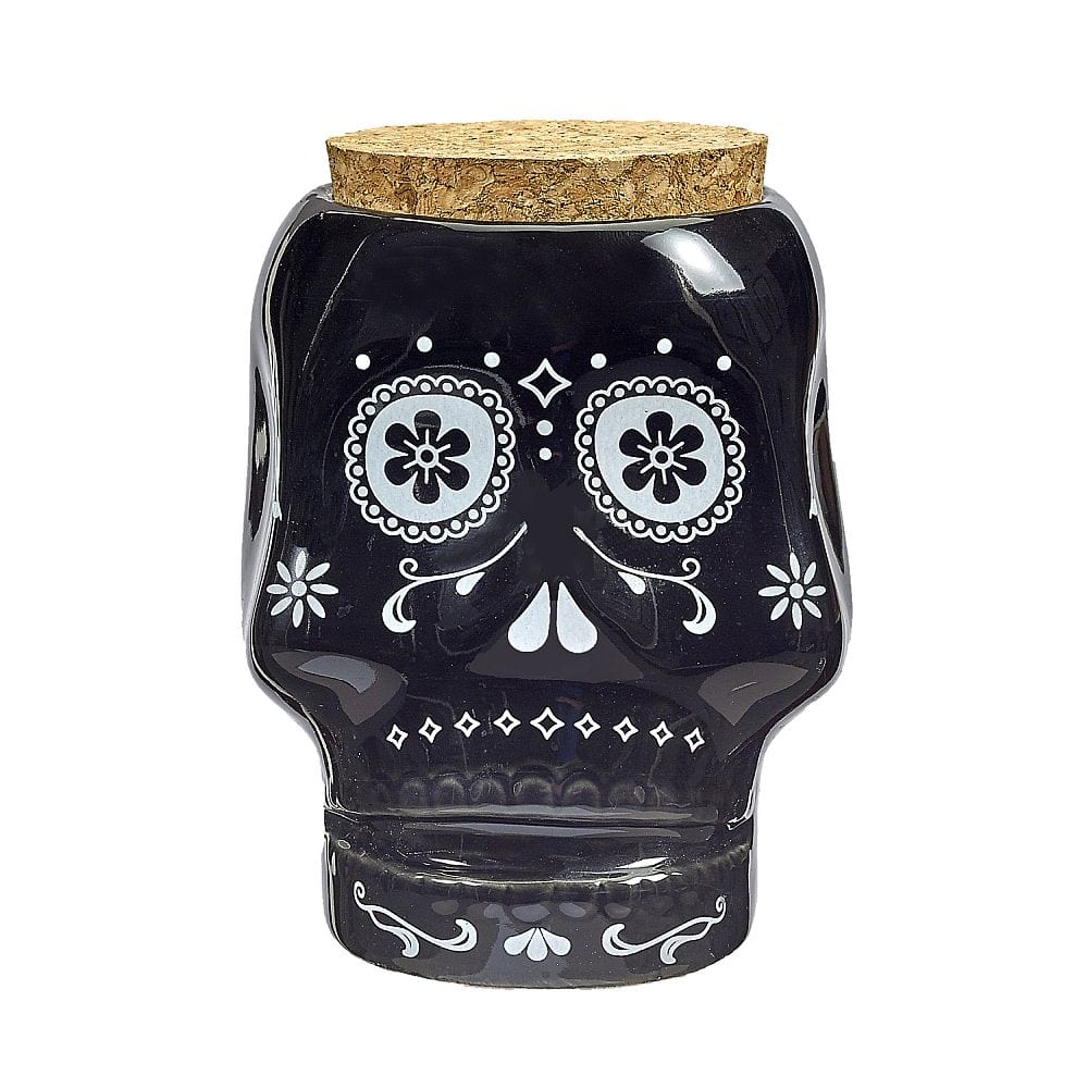 Sugar Skull Stash Jar