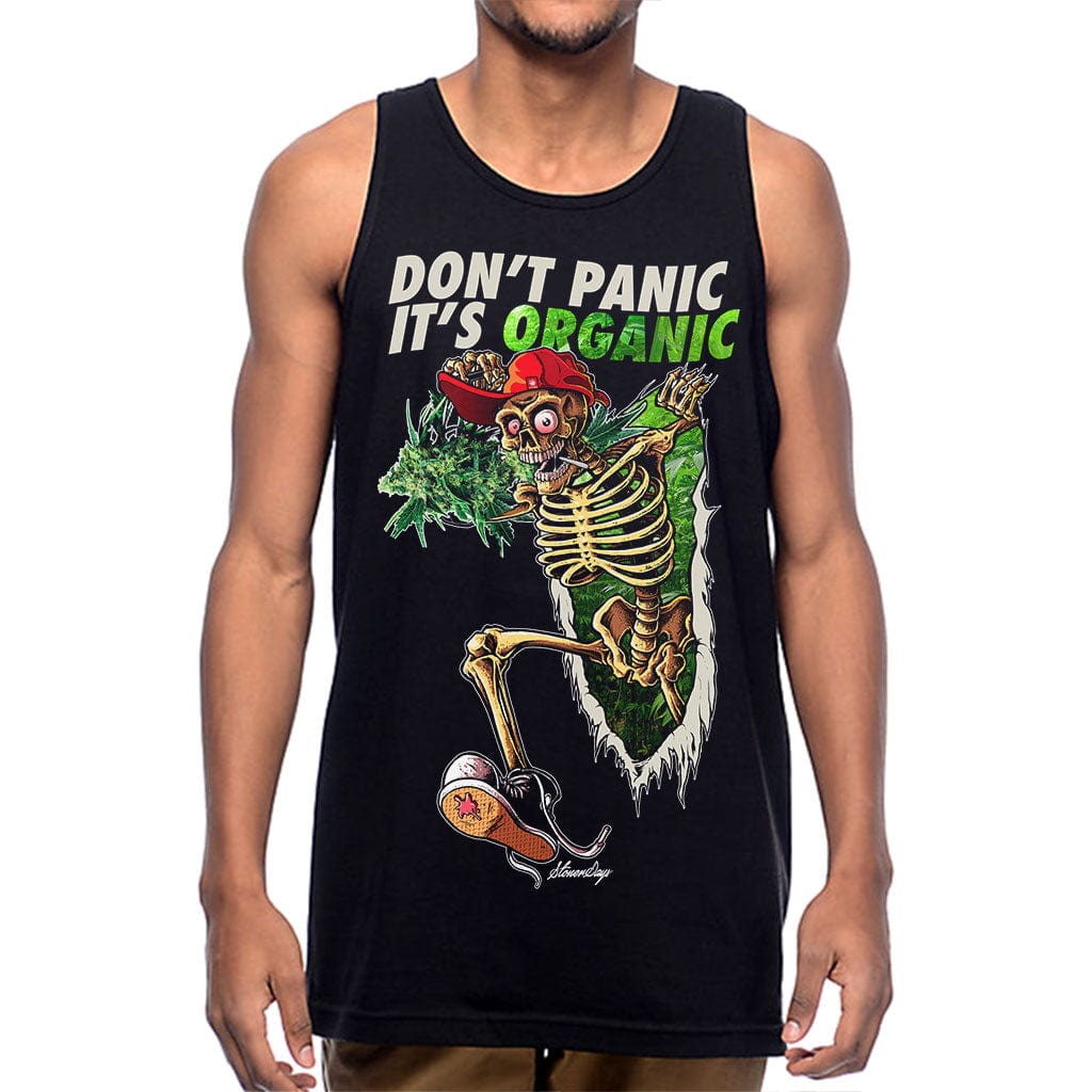 Don't Panic Greens Men's Tank