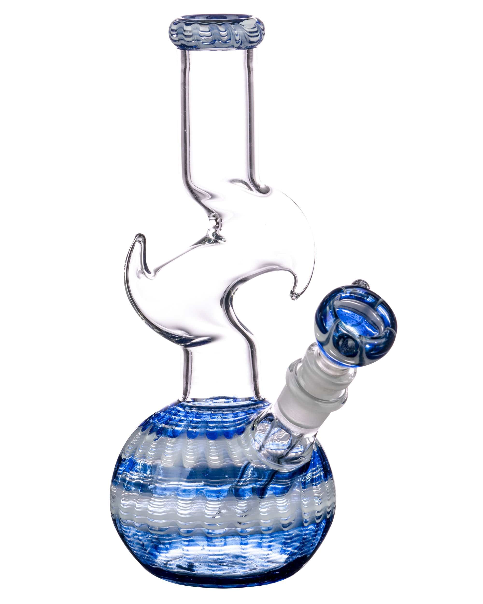 Dankstop 9" Raked Zig Zag Beaker Bong
