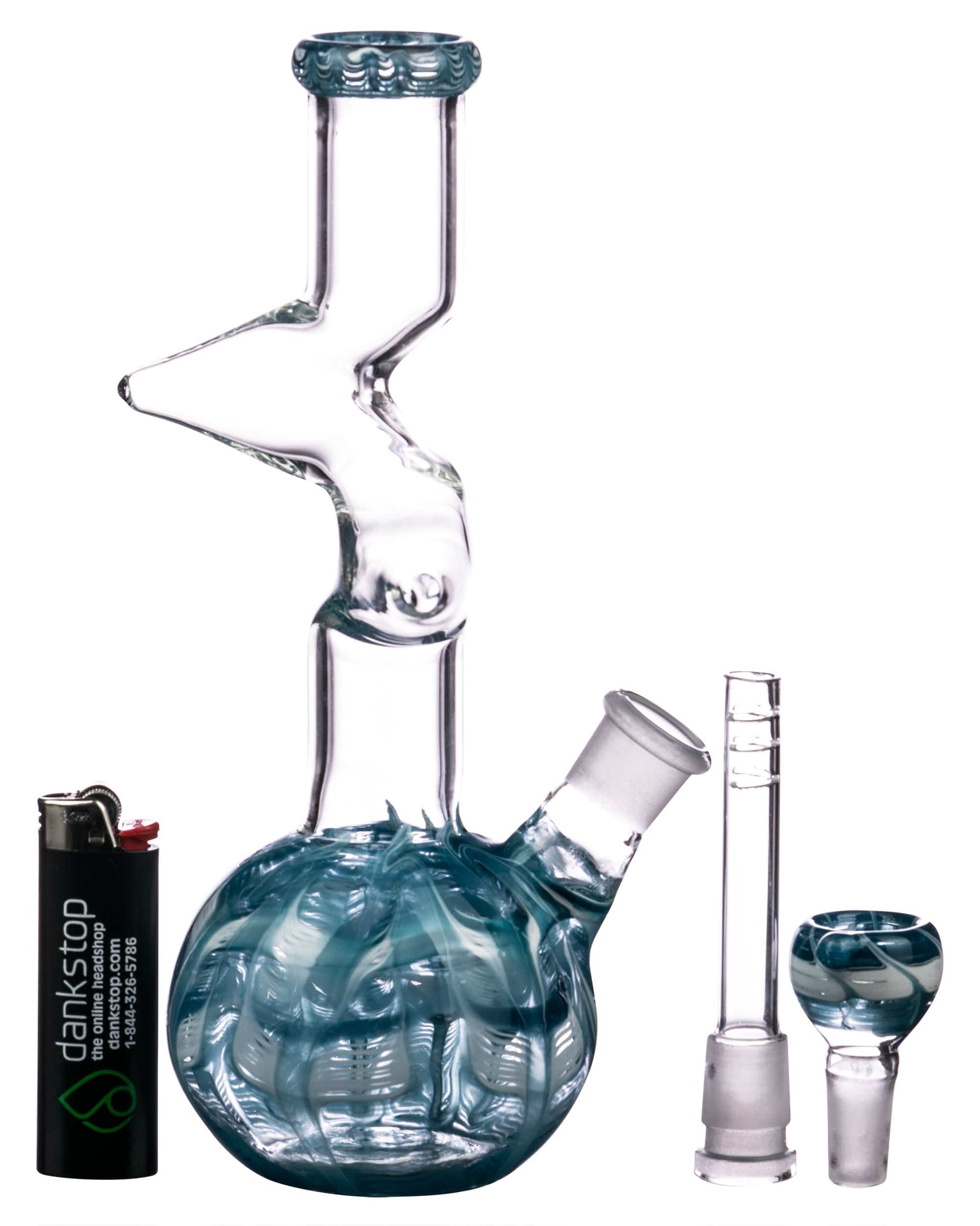 What comes with DankStop - 9" Raked Zig Zag Bubble Beaker