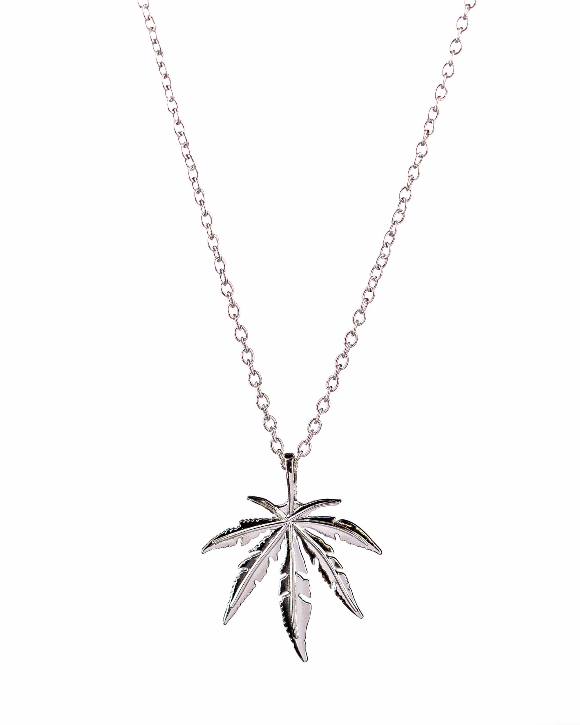 Dankstop Cannabis Leaf Necklace