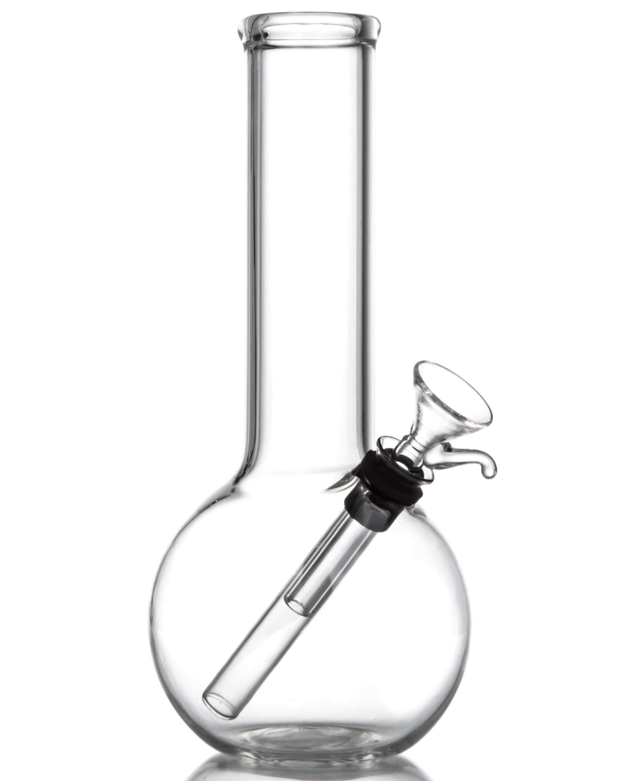 DankStop - Clear Glass Basic Water Pipe