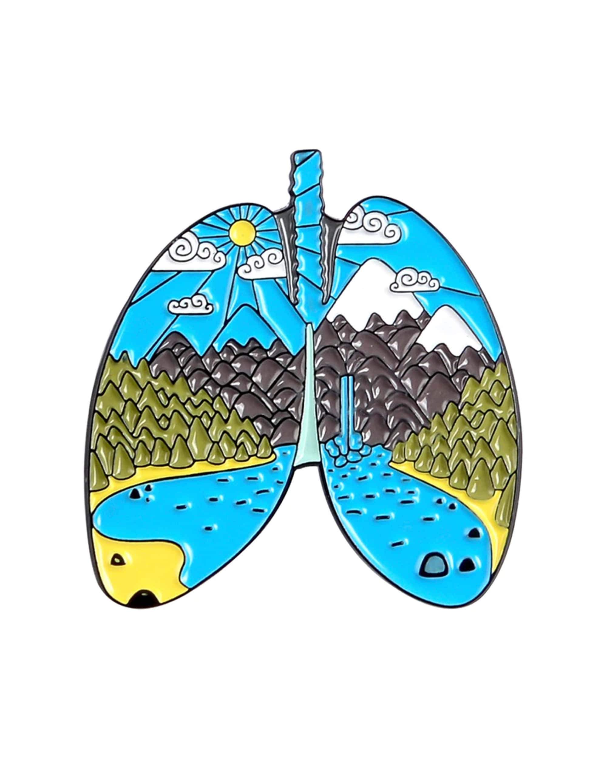 Fresh Air Enamel Pin