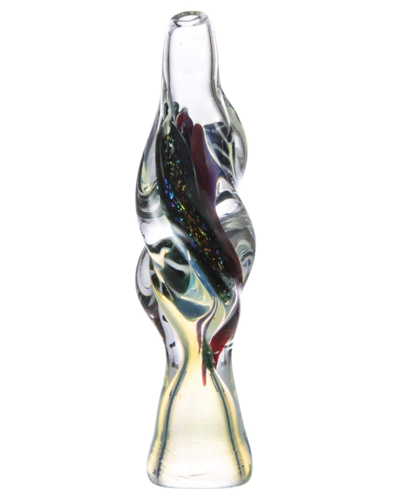 dankstop fumed glass color accented chillums