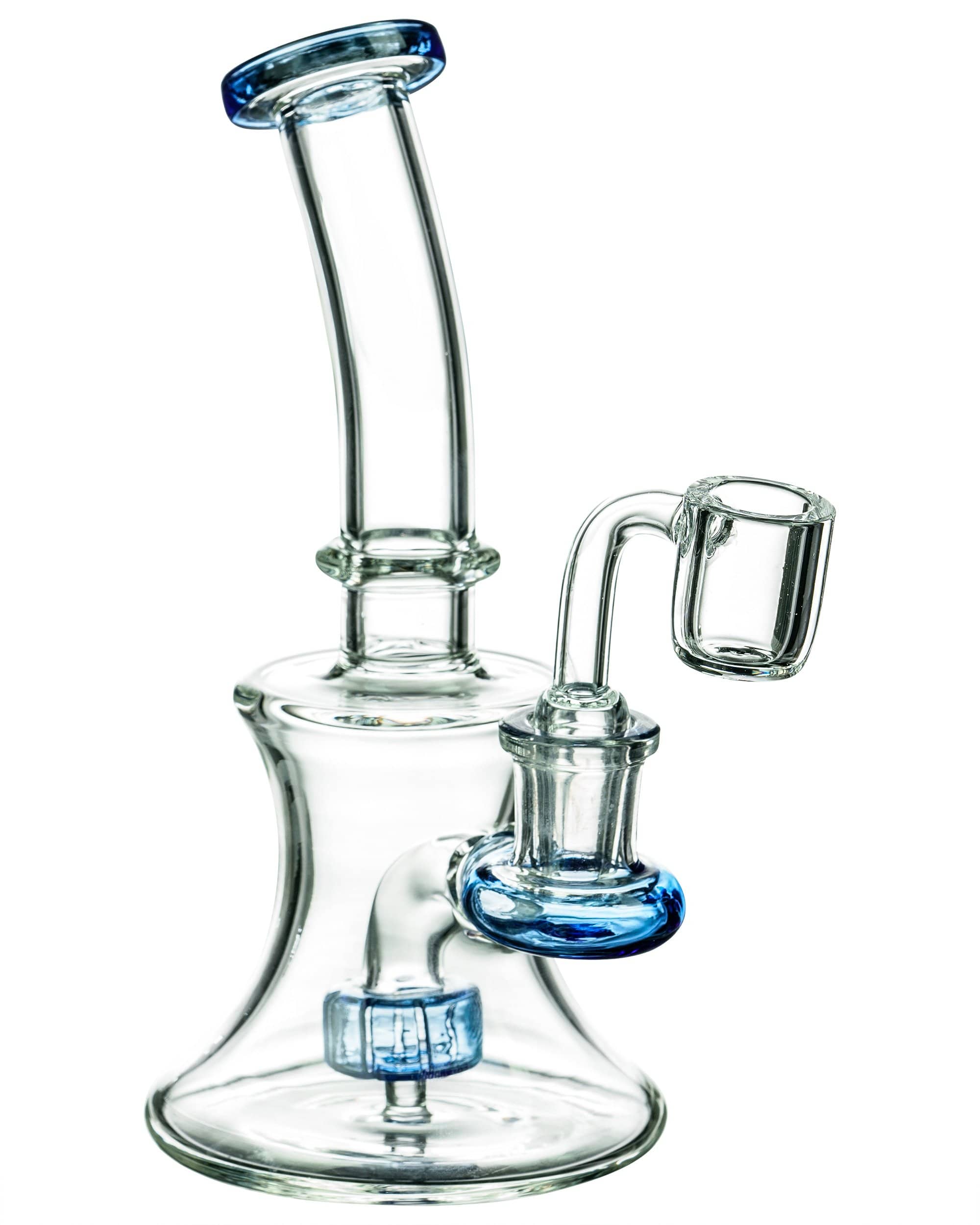 LA Pipes Hourglass Dab Rig With Colored Accents