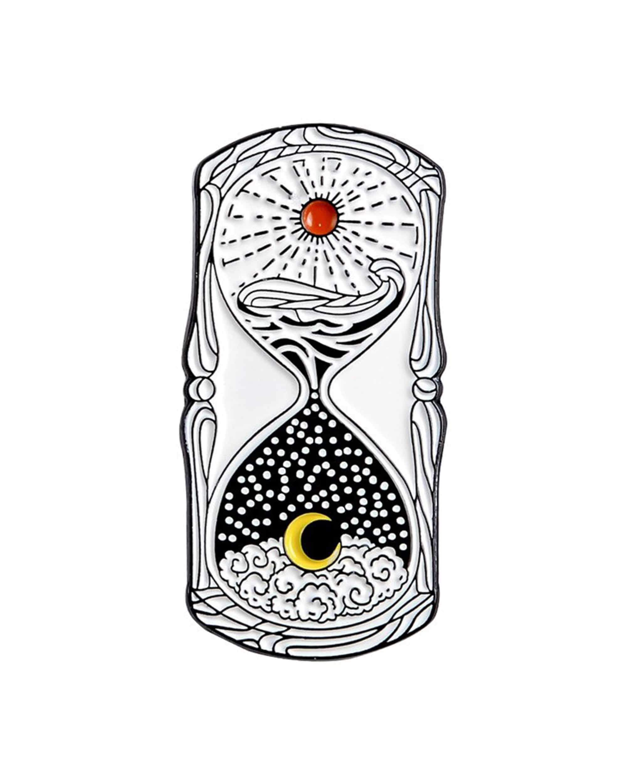 Hourglass Enamel Pin