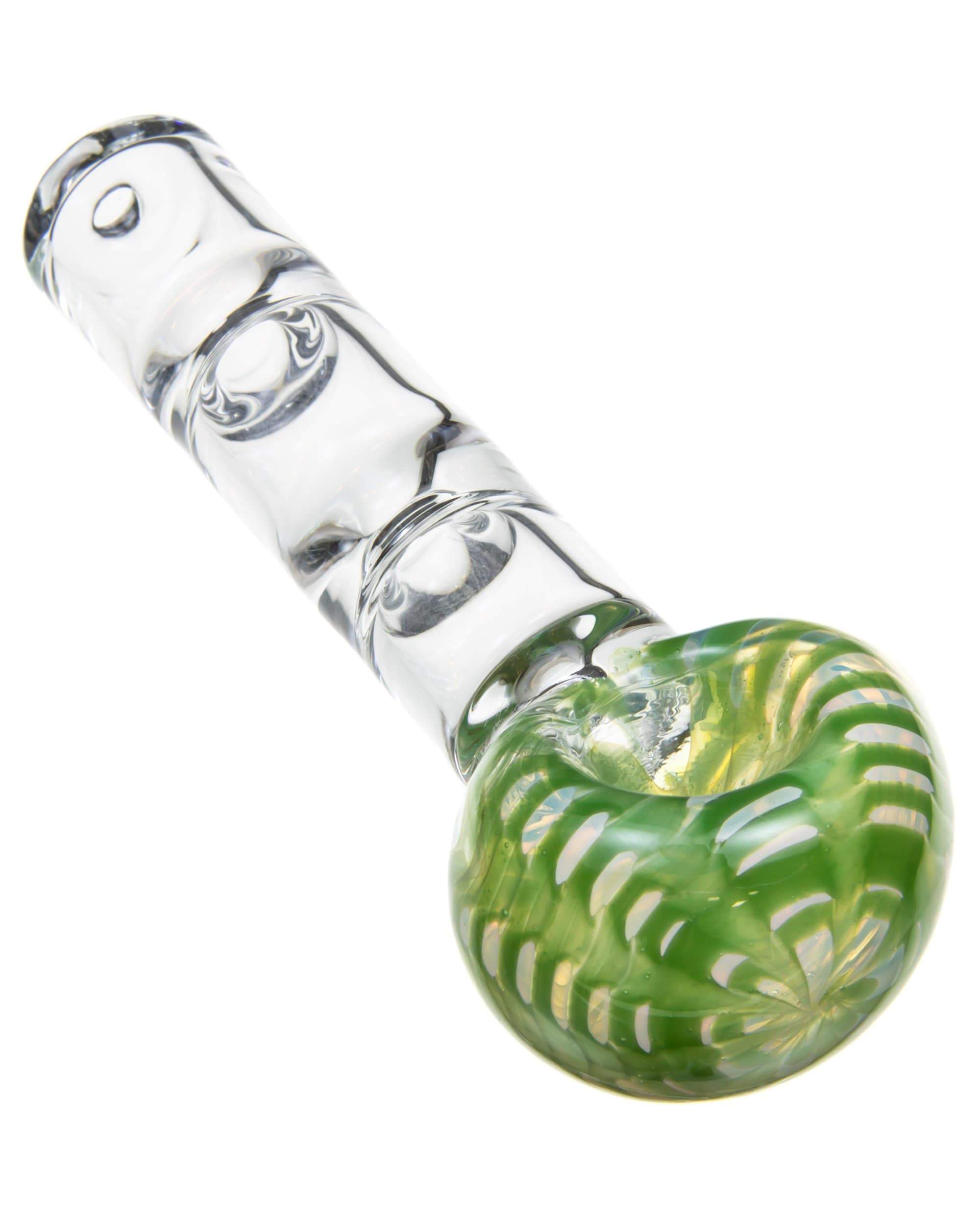 green long neck 3 pinch spoon