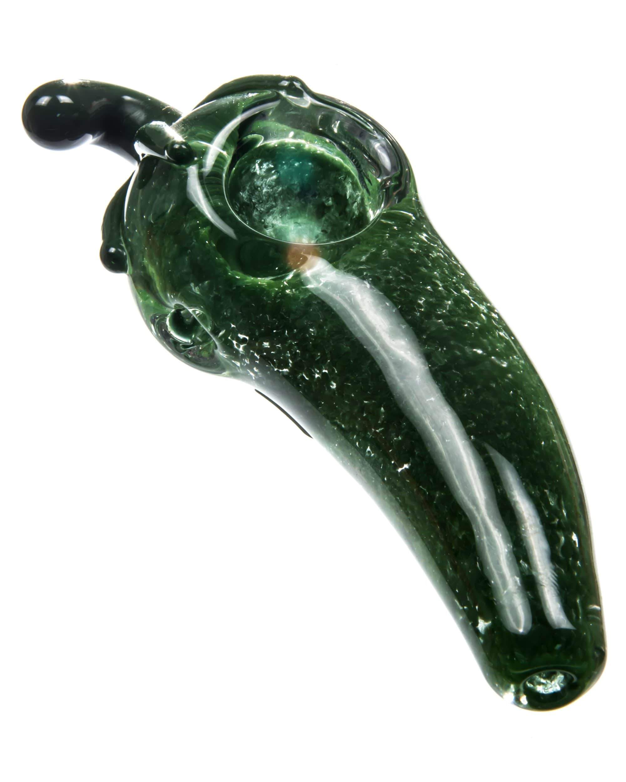 45 Degree View of Fritted Glass Pipe