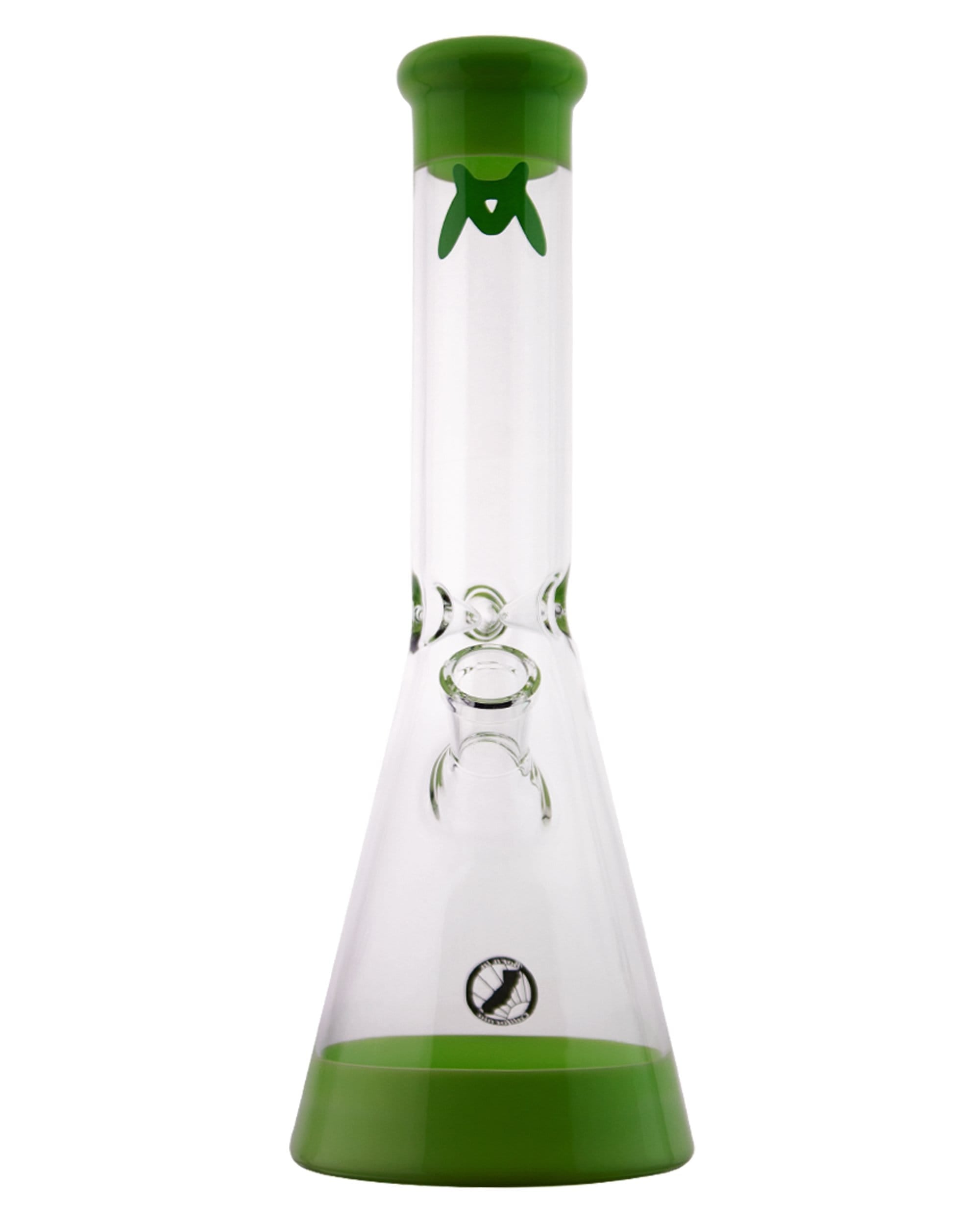 MAV Glass Accent Color Beaker Bong