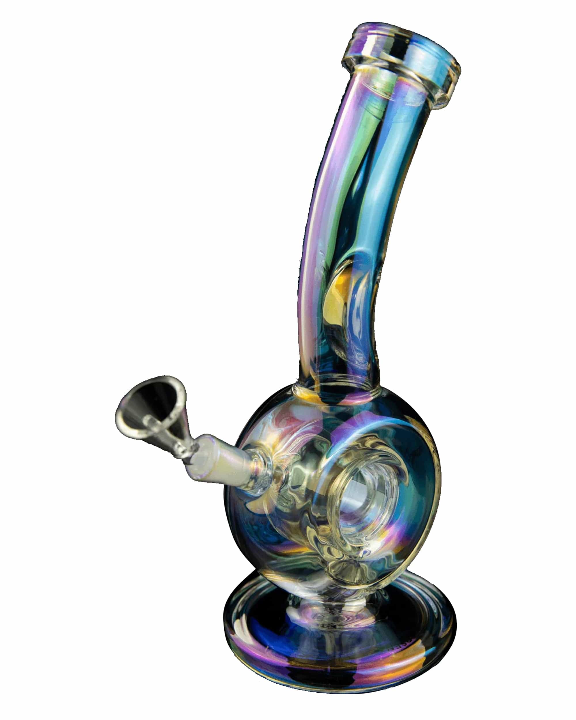 Iridescent Saturn Mini Water Pipe