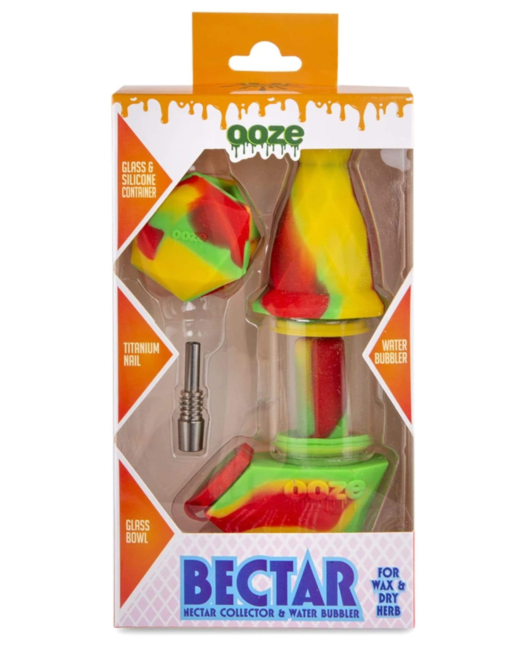 What comes with Ooze - "Bectar" Silicone Waterpipe & Nectar Straw